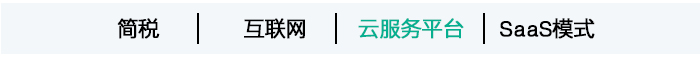 基于SaaS模式的增值税信息化治理云效劳平台